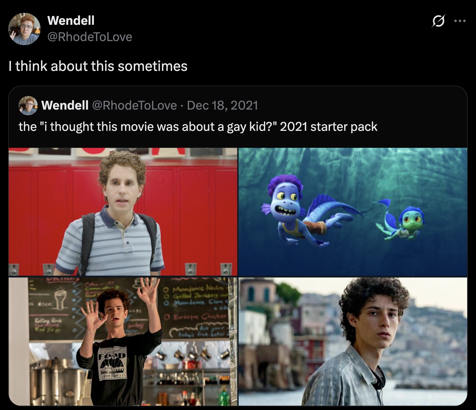 A genuine revelation that that's not what those are about.